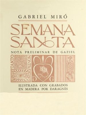 cover image of Semana Santa--Espanol